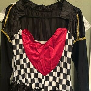 Queen of hearts, Halloween dress.